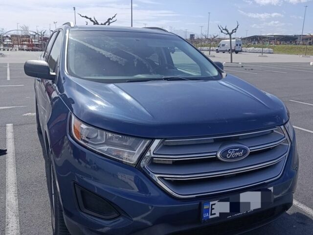 Синий Форд Эдж, объемом двигателя 2 л и пробегом 140 тыс. км за 14416 $, фото 1 на Automoto.ua