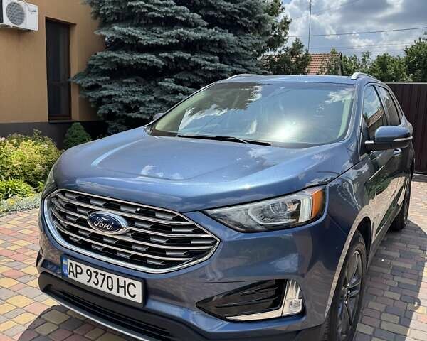 Синий Форд Эдж, объемом двигателя 2 л и пробегом 68 тыс. км за 19999 $, фото 1 на Automoto.ua
