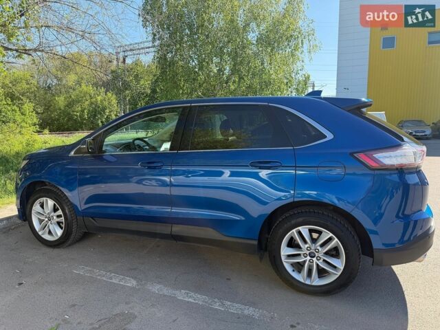 Синій Форд Едж, об'ємом двигуна 2 л та пробігом 93 тис. км за 15200 $, фото 1 на Automoto.ua