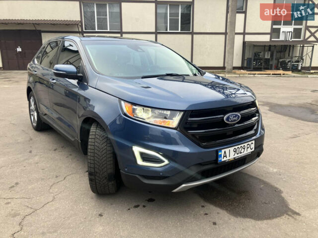 Синій Форд Едж, об'ємом двигуна 3.5 л та пробігом 125 тис. км за 19600 $, фото 1 на Automoto.ua