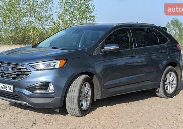 Синий Форд Эдж, объемом двигателя 2 л и пробегом 49 тыс. км за 21750 $, фото 1 на Automoto.ua