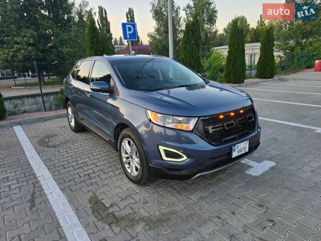 Синій Форд Едж, об'ємом двигуна 2 л та пробігом 53 тис. км за 17000 $, фото 1 на Automoto.ua