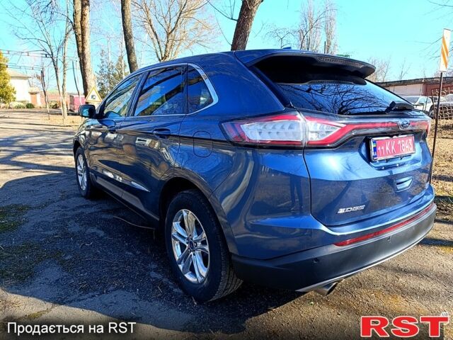 Синий Форд Эдж, объемом двигателя 2 л и пробегом 90 тыс. км за 18000 $, фото 1 на Automoto.ua