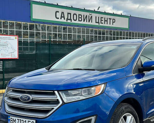 Синий Форд Эдж, объемом двигателя 2 л и пробегом 179 тыс. км за 13700 $, фото 1 на Automoto.ua