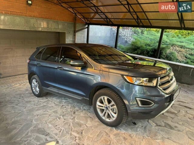 Синій Форд Едж, об'ємом двигуна 2 л та пробігом 55 тис. км за 21800 $, фото 1 на Automoto.ua