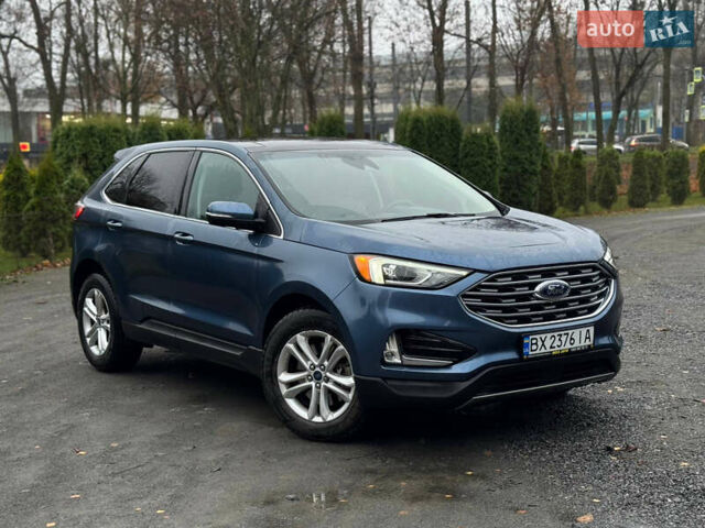 Синий Форд Эдж, объемом двигателя 2 л и пробегом 120 тыс. км за 18000 $, фото 1 на Automoto.ua