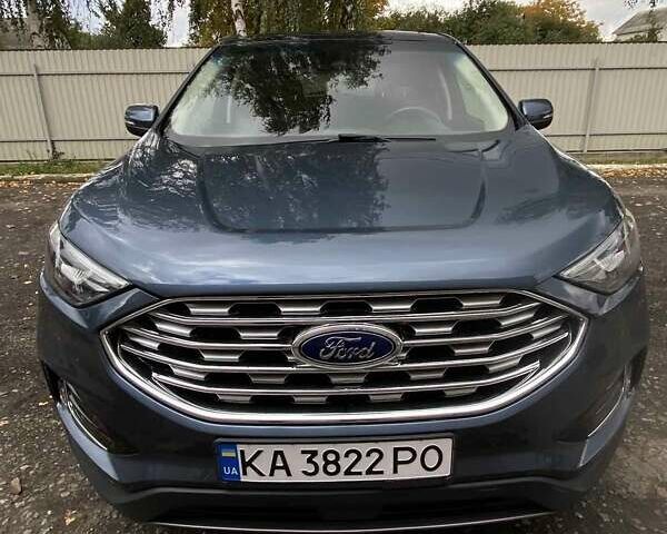Синій Форд Едж, об'ємом двигуна 2 л та пробігом 59 тис. км за 19900 $, фото 1 на Automoto.ua