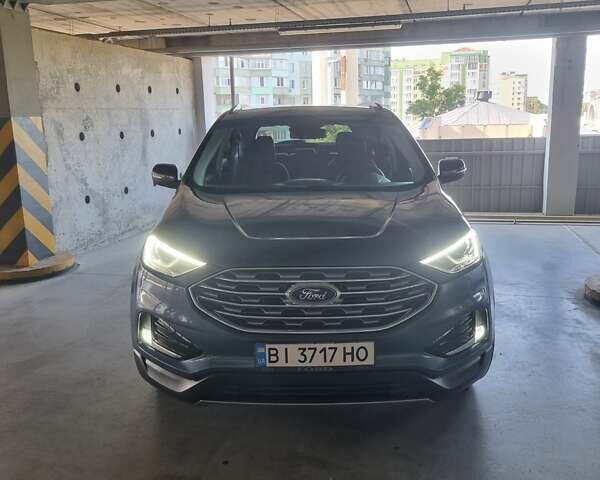 Синий Форд Эдж, объемом двигателя 2 л и пробегом 77 тыс. км за 19200 $, фото 1 на Automoto.ua
