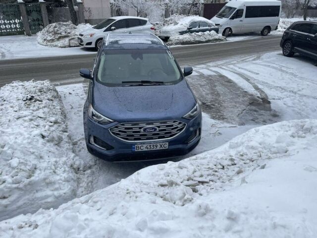 Синій Форд Едж, об'ємом двигуна 2 л та пробігом 135 тис. км за 16800 $, фото 1 на Automoto.ua