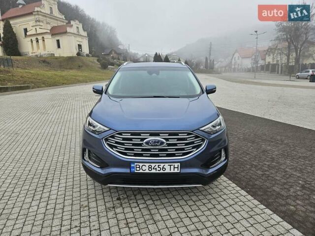 Синий Форд Эдж, объемом двигателя 2 л и пробегом 89 тыс. км за 16250 $, фото 1 на Automoto.ua