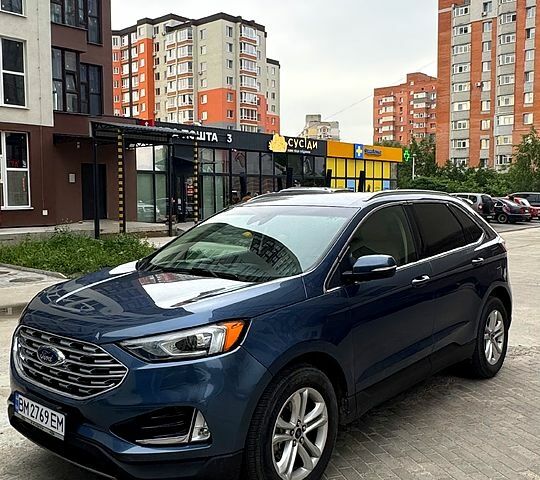 Синий Форд Эдж, объемом двигателя 2 л и пробегом 98 тыс. км за 18000 $, фото 1 на Automoto.ua