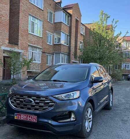 Синій Форд Едж, об'ємом двигуна 2 л та пробігом 126 тис. км за 17500 $, фото 1 на Automoto.ua