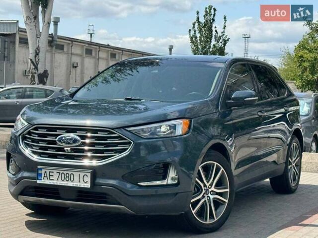 Синий Форд Эдж, объемом двигателя 2 л и пробегом 125 тыс. км за 21200 $, фото 1 на Automoto.ua