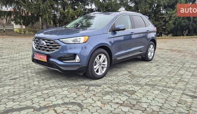 Синий Форд Эдж, объемом двигателя 2 л и пробегом 248 тыс. км за 14499 $, фото 1 на Automoto.ua