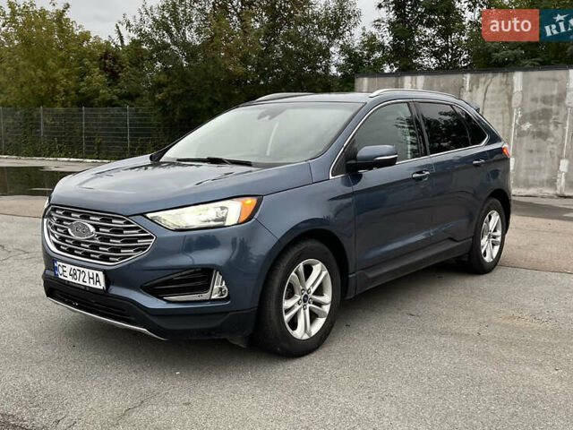 Синий Форд Эдж, объемом двигателя 2 л и пробегом 148 тыс. км за 16700 $, фото 1 на Automoto.ua