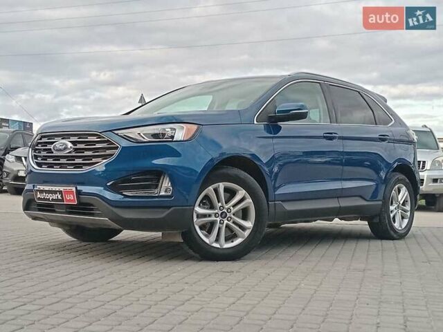 Синій Форд Едж, об'ємом двигуна 2 л та пробігом 128 тис. км за 19190 $, фото 1 на Automoto.ua