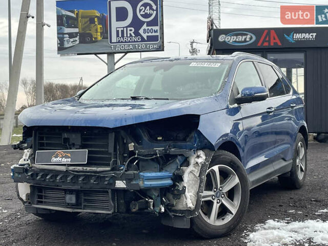 Синий Форд Эдж, объемом двигателя 2 л и пробегом 116 тыс. км за 14500 $, фото 1 на Automoto.ua