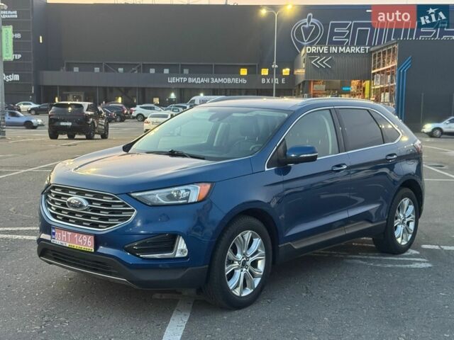 Синій Форд Едж, об'ємом двигуна 2 л та пробігом 253 тис. км за 16900 $, фото 1 на Automoto.ua