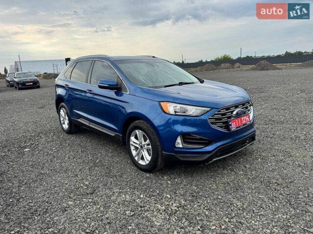 Синий Форд Эдж, объемом двигателя 2 л и пробегом 163 тыс. км за 9900 $, фото 1 на Automoto.ua
