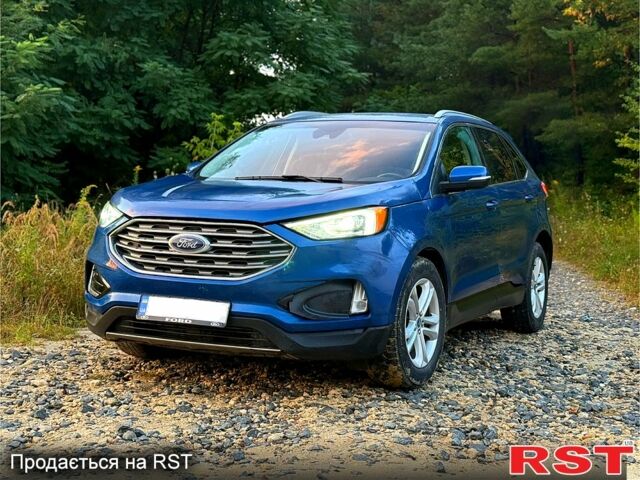 Синий Форд Эдж, объемом двигателя 2 л и пробегом 97 тыс. км за 17900 $, фото 1 на Automoto.ua