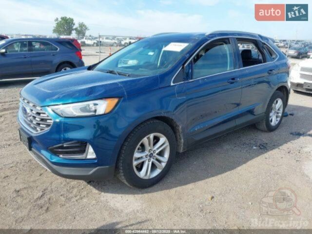Синий Форд Эдж, объемом двигателя 2 л и пробегом 72 тыс. км за 12900 $, фото 1 на Automoto.ua