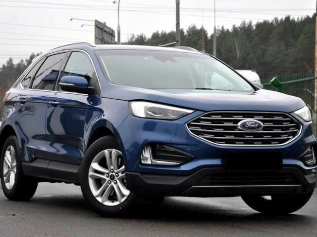 Синий Форд Эдж, объемом двигателя 2 л и пробегом 64 тыс. км за 15500 $, фото 1 на Automoto.ua
