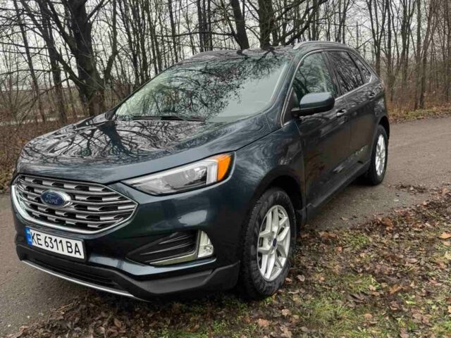 Синий Форд Эдж, объемом двигателя 2 л и пробегом 73 тыс. км за 21800 $, фото 1 на Automoto.ua