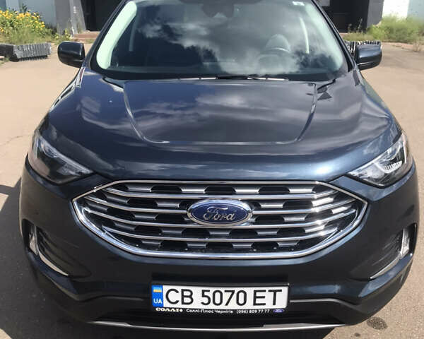 Синій Форд Едж, об'ємом двигуна 2 л та пробігом 37 тис. км за 25000 $, фото 1 на Automoto.ua