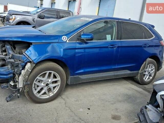 Синий Форд Эдж, объемом двигателя 2 л и пробегом 67 тыс. км за 12500 $, фото 1 на Automoto.ua