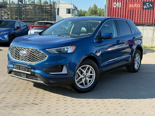 Синий Форд Эдж, объемом двигателя 2 л и пробегом 237 тыс. км за 14999 $, фото 1 на Automoto.ua