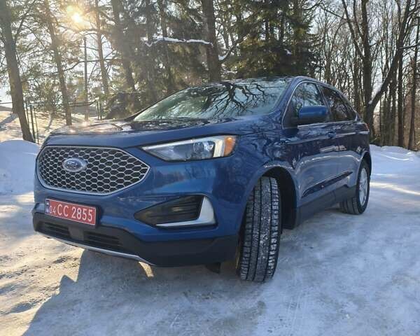 Синий Форд Эдж, объемом двигателя 2 л и пробегом 118 тыс. км за 18300 $, фото 1 на Automoto.ua
