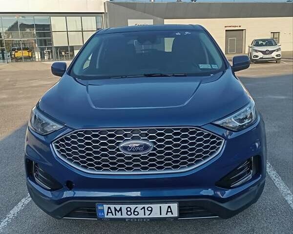 Синий Форд Эдж, объемом двигателя 2 л и пробегом 31 тыс. км за 24700 $, фото 1 на Automoto.ua