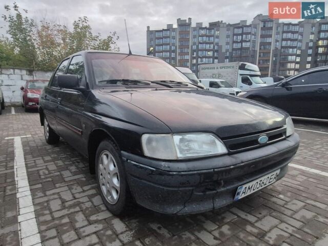 Черный Форд Эскорт, объемом двигателя 1.6 л и пробегом 69 тыс. км за 750 $, фото 1 на Automoto.ua
