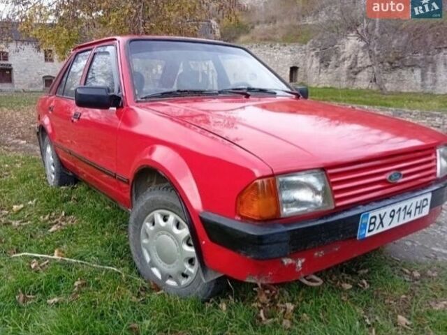 Червоний Форд Ескорт, об'ємом двигуна 1.6 л та пробігом 355 тис. км за 1190 $, фото 1 на Automoto.ua