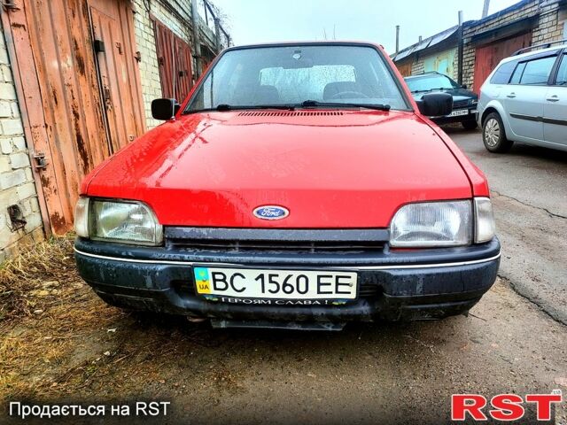 Червоний Форд Ескорт, об'ємом двигуна 1.6 л та пробігом 219 тис. км за 600 $, фото 1 на Automoto.ua