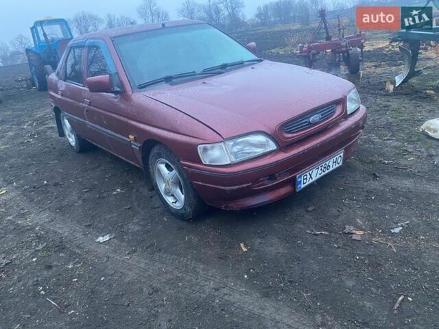 Червоний Форд Ескорт, об'ємом двигуна 1.6 л та пробігом 350 тис. км за 800 $, фото 1 на Automoto.ua