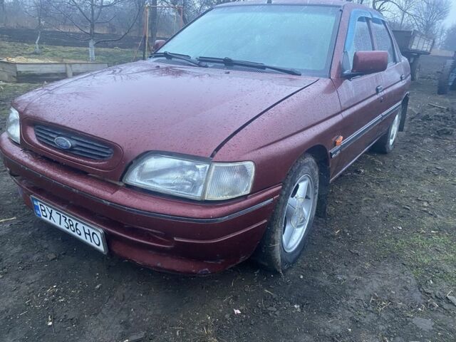 Червоний Форд Ескорт, об'ємом двигуна 1.6 л та пробігом 300 тис. км за 800 $, фото 1 на Automoto.ua