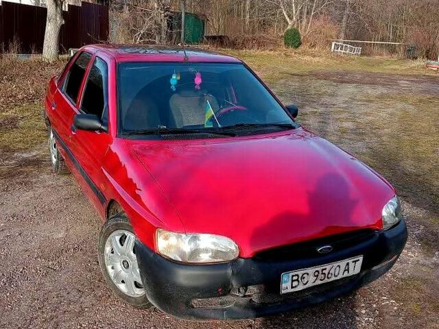 Красный Форд Эскорт, объемом двигателя 1.4 л и пробегом 0 тыс. км за 1100 $, фото 1 на Automoto.ua