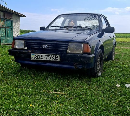 Синий Форд Эскорт, объемом двигателя 1.6 л и пробегом 250 тыс. км за 440 $, фото 1 на Automoto.ua