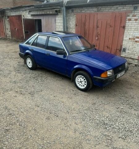 Синий Форд Эскорт, объемом двигателя 1.1 л и пробегом 69 тыс. км за 950 $, фото 1 на Automoto.ua