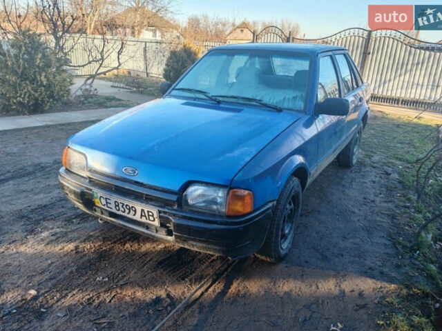 Синий Форд Эскорт, объемом двигателя 1.4 л и пробегом 150 тыс. км за 850 $, фото 1 на Automoto.ua