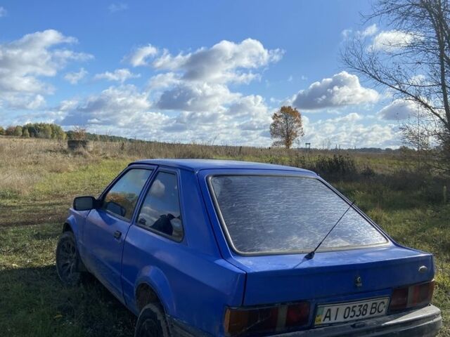 Синий Форд Эскорт, объемом двигателя 1.4 л и пробегом 250 тыс. км за 650 $, фото 1 на Automoto.ua