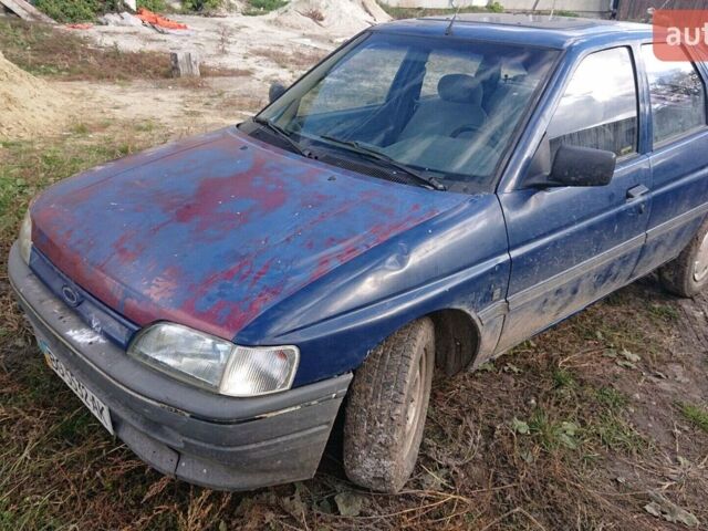 Синій Форд Ескорт, об'ємом двигуна 1.4 л та пробігом 500 тис. км за 600 $, фото 1 на Automoto.ua