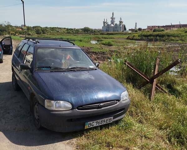 Синий Форд Эскорт, объемом двигателя 1.4 л и пробегом 55 тыс. км за 1000 $, фото 1 на Automoto.ua