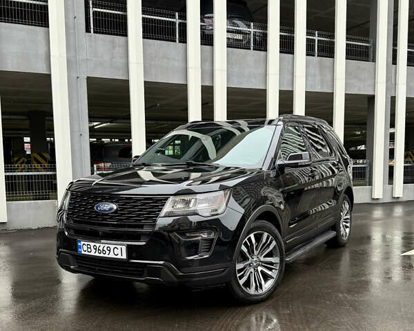 Черный Форд Эксплорер, объемом двигателя 3.5 л и пробегом 233 тыс. км за 23500 $, фото 1 на Automoto.ua