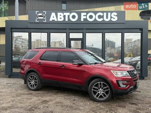 Красный Форд Эксплорер, объемом двигателя 3.5 л и пробегом 143 тыс. км за 17990 $, фото 1 на Automoto.ua