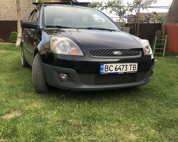 Черный Форд Фиеста, объемом двигателя 1.4 л и пробегом 258 тыс. км за 4100 $, фото 1 на Automoto.ua