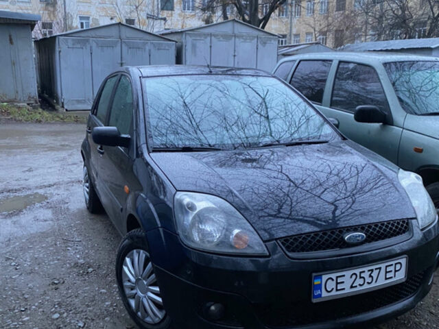 Черный Форд Фиеста, объемом двигателя 1.4 л и пробегом 190 тыс. км за 5100 $, фото 1 на Automoto.ua