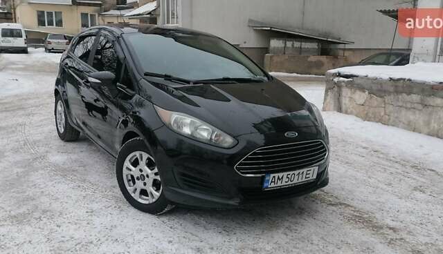 Черный Форд Фиеста, объемом двигателя 1.6 л и пробегом 244 тыс. км за 7850 $, фото 1 на Automoto.ua