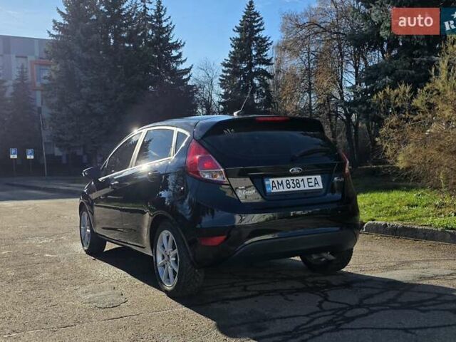 Черный Форд Фиеста, объемом двигателя 1.6 л и пробегом 80 тыс. км за 8300 $, фото 1 на Automoto.ua